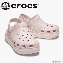 【2025新色追加】クロックス Crocs 正規取扱店 クラッシュ クロッグ Crash Clog サンダル メンズ レディース 男女兼用 厚底 軽量 耐水 22 23 24 25 26 27 28cm 6UR Quartz クオーツ ピンク 207521