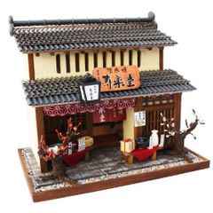 1/64】焼き鳥屋 ライトアップジオラマ 駐車場付き - メルカリ