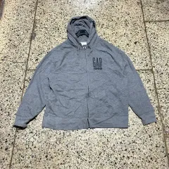 GAP(ギャップ) グレー ジップアップパーカー フード付き