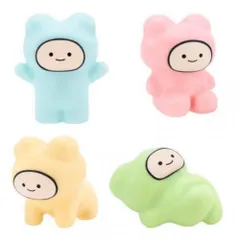 クマども 未開封フィギュア ソフビ ピンク１体‼︎ クマどもソフビ人形 pink/blue | アメショップ