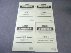 日能研 小6 夏期特別講座 算数 平面図形のツボ/立体感をみがく など 計4冊 010s2C