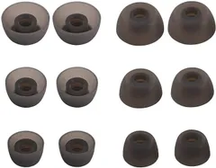 【特価商品】Life Life P2用 Soundcore 短い軸設計TWSイヤホン向け Soundcore Fit in P3用 the Anker Case S/M/L イヤーピース 6ペア イヤーチップ ブラック