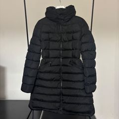 美品! MONCLER \"FLAMMETTE フラメッテ\" 国内正規 黒 T3 MONCLER モンクレール レディース ダウンコート ブラック FLAMMETTE