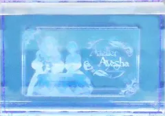 【中古】文房具 アーシャ＆ニオ クリスタルペーパーウェイト 「アーシャのアトリエ～黄昏の大地の錬金術師～」 GAMECITY限定