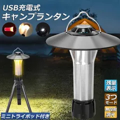 LEDランタン キャンプランタン 3つ点灯モード 無段階調光 ランタン led 懐中電灯機能 高輝度 USB充電式 磁石ベース キャンプ ライト アウトドア 登山 ハイキング バーベキュー 家庭照明 夜釣り 作業 停電 地震など 防災用 緊急SOS