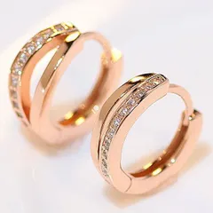 ピアス レディース シルバー925 スワロフスキー フープ 上品 職場 誕生日 記念日 クリスマス 母の日 テレワーク ランチ会 金属アレルギー対応