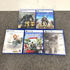 IK601-I51-1272 SONY ソニー PS5 ゲームソフト 5点セット アサシンク アトラスフォールン リード メックウォーリア5 デッドアイランド2 Asterigos Curse of the Stars 全て動作未確認