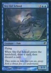【中古】マジックザギャザリング 44/249[C]：【SOM】【FOIL】Sky-Eel School/空長魚の群れ