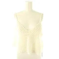 スピック&スパン Spick&Span 25SS クロシェニットキャミソール 透かし編み F 白 ホワイト 25080200521010 /AT ■OS