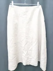 ◇ ⊇ ◎ ●未使用● Demi-Luxe BEAMS タグ付き 膝下丈 フレア スカート サイズ36 ピンクベージュ系 レディース P  【1409090048753】