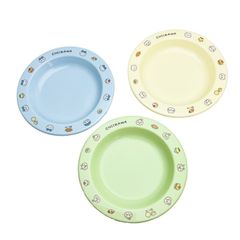 ちいかわ 小皿3枚セット プレート CHIIKAWA イエロー グリーン ブルー うさぎ ハチワレ
