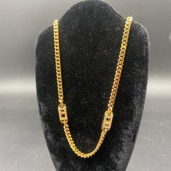 82  Dior クリスチャンディオール ロングネックレス CDロゴ