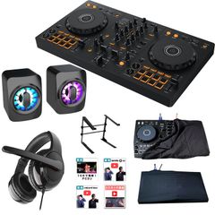 【2年は遊べる】Pioneer DJ(パイオニア) / DDJ-FLX4【初心者全部入りスピーカー・ヘッドホン・スタンドセット】