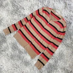 【ROPE PICNIC】ロペピクニック  カーディガン【40】個性的  レトロ  レディース  茶系  ブラウン【送料無料】