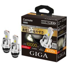 【定形外郵便】 カーメイト GIGA LEDヘッドバルブ D10 4500K D4S【BW906】