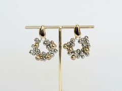 - gold - metal wreath pierce