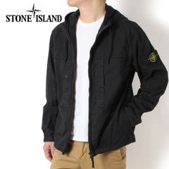 25SSモデル ストーンアイランド STONE ISLAND バッジワッペン付き はっ水コットンジャケット【V0029 BLACK】 K1S154100091 S0010 V0029 BLACK/【2025SS】m-outer