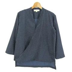 マイケルコース ブラウス シャツ トップス 長袖 カシュクール ドット柄 レディース XSサイズ ネイビー Michael Kors 【中古】のサムネイル