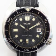 SEIKO セイコー セカンドダイバー 6105-8110 デイト 自動巻き メンズ SS×ラバー 自動巻き 腕時計 【中古】【送料無料】