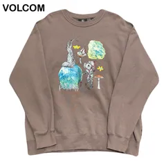VOLCOM ボルコム デザイナー アーティストコラボ 怪獣 ストリート オーバーサイズ メンズ レディース トレーナー スウェット Lサイズのサムネイル