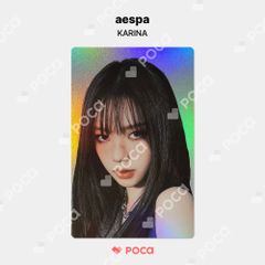 【aespa カリナ】 Stamp On It POSTCARD + HOLOGRAM PHOTO CARD SET 公式 トレカ ★Pocamarket公式★