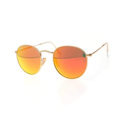 Ray-Ban レイバン ROUND METAL ミラーレンズラウンドメタルサングラス RB3447 ゴールド 50□21