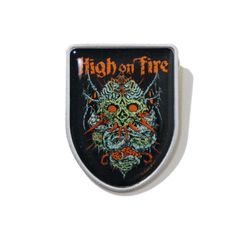 HIGH ON FIRE 新品・正規品 メタルバッジ ピンバッジ SKINNER 3D