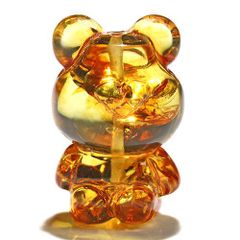 AG-okm-07　天然石 置物 自立クマ シトリン AG-okm-07 天然石 置物 自立クマ シトリン - メルカリ