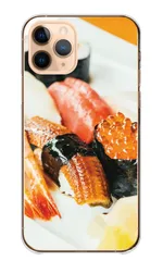 らくらくスマートフォン a A401FC ケース カバー スマホケース ハードケース 寿司 すし スシ SUSHI 日本 和食 米 マグロ イクラ サーモン 軍艦 にぎり 写真 カラー01