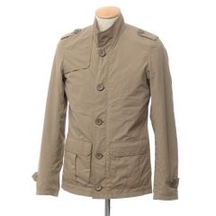 【中古】ヘルノ Herno ナイロン ミリタリージャケット ブルゾン カーキ系【サイズ44】【メンズ】