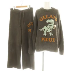 新品未使用 gelato pique ルームウェア ダイナソー セットアップ ONLINE限定】【HOMME】ダイナソープリントアンダーウェアー