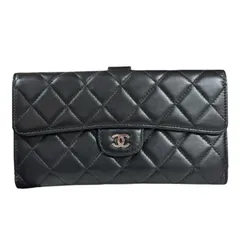 シャネル マトラッセ 長財布 ラムスキン レディース  CHANEL  中古 シャネル
