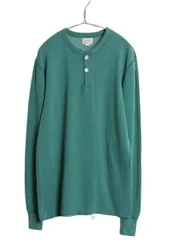 【お得なクーポン配布中!】 80s USA製 エルエルビーン ヘンリーネック 長袖 Tシャツ メンズ L 古着 ヴィンテージ ロンT アンダーシャツ カットソー トップス 2レイヤー