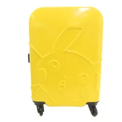 ポケモンセンター ピカチュウ フェイス スーツケース キャリーバッグ TSAロック 黄 イエロー /UO