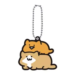 【中古】キーホルダー ゼリーさん＆子猫さん 「お文具といっしょ カプセルラバーマスコット ～耳が生えちゃったのです～」