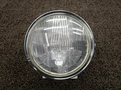 Z400FXシビエタイプヘッドライト200パイクリアレンズ/黒ケ−ス Yahoo!オークション -「シビエ ライト」(社外品) (カワサキ用)の