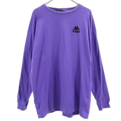 カッパ 長袖 Tシャツ L パープル Kappa ロンT メンズ 古着 【240423】のサムネイル