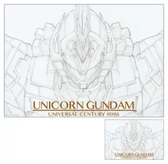 【中古】デスクマット ユニコーンガンダム(ユニコーンモード/ホワイト) ビジュアルマット 「一番くじ 機動戦士ガンダムUC プレリュードオブエピソード7」 G賞
