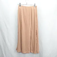 ◇ ⊂ SENSE OF PLACE ロング丈 フレア スカート サイズOne オレンジ系 レディース E  【1410100048335】