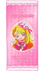 【中古】タオル・手ぬぐい キュアバタフライ フェイスタオル 「ひろがるスカイ!プリキュア」 プリティストア限定