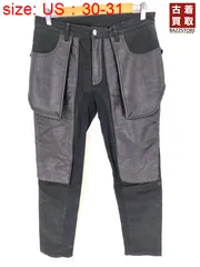 ヘルムートラング HELMUT LANG カウレザー切替デザインスキニーパンツのサムネイル