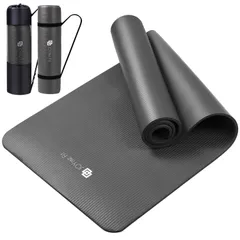 【新着商品】(防音/幅広/水洗い) マット ヨガ用 エクササイズ 筋トレマット 室内 ストレッチマット トレーニングマット 運動用 ヨガ 収納袋付き/高密度ニトリルゴム) / 洗える 10mm (厚め 滑らない ヨガマット JOYmeのサムネイル