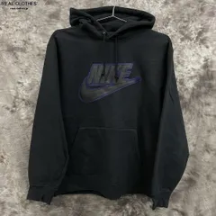購入されますかSupreme Nike Hooded Sweatshirt レザーロゴ 黒M