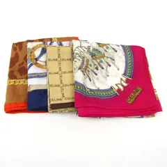 セリーヌ ハンカチ 4点セット ブランド まとめて 小物 レディース CELINE 【中古】