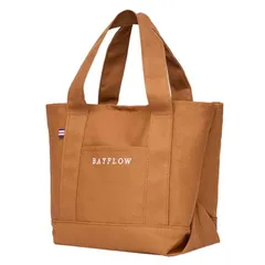 ベイフロー BAYFLOW 収納5ポケット LOGO TOTE BAG キャメル 底板付き 5部屋 便利 収納バッグ インテリアバッグ 大容量