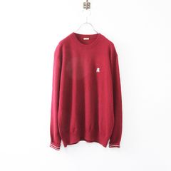 定価48000円 ザ シェパード アンダーカバー the shephard カシミヤ100% クルーネックニット トップス 3//ボルドー【2400013927697】