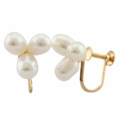 タサキ イヤリング 18金 K18イエローゴールド パール レディース  TASAKI  中古 タサキ