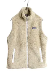 【お得なクーポン配布中!】 パタゴニア ロスガトス フリース ベスト レディース L 古着 19年製 Patagonia 毛長 パイル ボア 重ね着 フルジップ アウトドア ハイネック