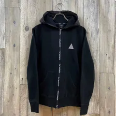 HUF ハフ リフレクター ワッペン スウェット スエット ジップ パーカー S