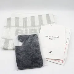 新古品 グラントイーワンズ BIBI Grant エナジックハイソックス ブラック 2足組 S（1足組のみ） MR7-07-107